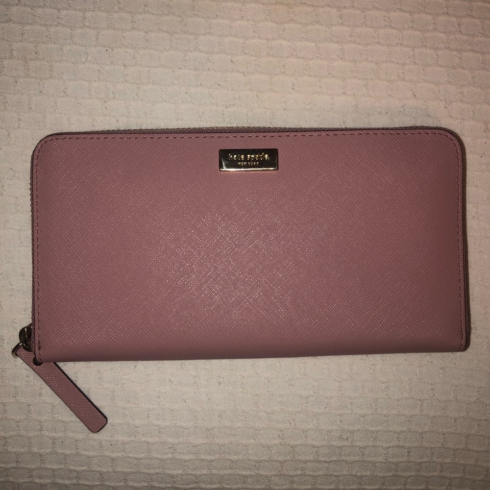 Kate Spade Mauve Laurel Way Neda Wallet